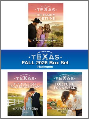 cover image of Harlequin Fortunes of Texas Fall 2025 Box Set